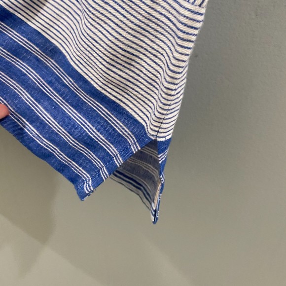 Vineyard Vines Blue and White Striped Swim Coverup - Picture 4 of 5